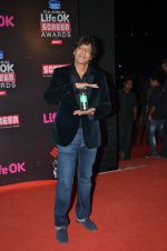 Chunky Pandey at Life Ok Screen Awards red carpet in Mumbai on 14th Jan 2015
